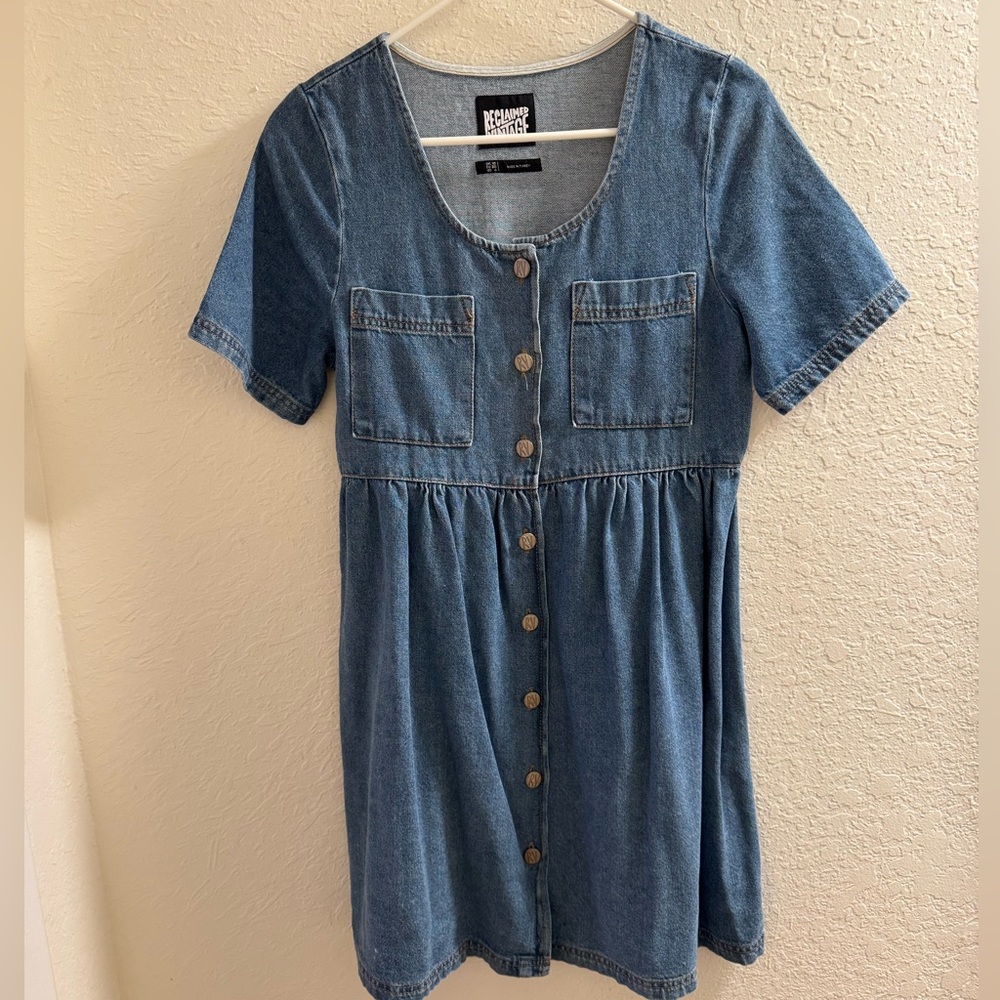 Reclaimed Vintage - Denim dress - Size 6